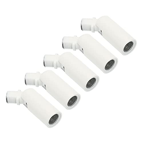 PATIKIL 5 Stück 180 Grad Geneigte Deckenleuchte Adapter M10 Gewinde Kronleuchter Decke Pendelleuchte Adapter für Winkel oder Unregelmäßige Decke Weiß PATIKIL 5 Stück 180 Grad Geneigte Deckenleuchte Adapter M10 Gewinde Kronleuchter Decke Pendelleuchte Adapter für Winkel oder Unregelmäßige Decke Weiß von PATIKIL