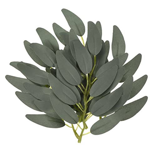 PATIKIL 5.9" Künstliche Weidenblätter 40Stk Gefälschte Weide Grüne Girlande Stiele Kunstseide für Hochzeit Sträuße Kränze Dekoration Dunkel Grün PATIKIL 5.9" Künstliche Weidenblätter 40Stk Gefälschte Weide Grüne Girlande Stiele Kunstseide für Hochzeit Sträuße Kränze Dekoration Dunkel Grün von PATIKIL