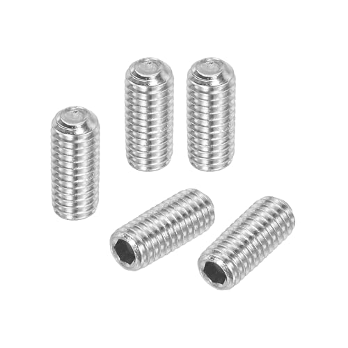 PATIKIL 50 Stück Madenschraube M5 x 14mm, 304 Edelstahl Madenschrauben Set für Türklinken Halterung Möbel Lampen Wasserhahn Reparaturen, Silber Innensechskant Gewindestifte Schrauben Set PATIKIL 50 Stück Madenschraube M5 x 14mm, 304 Edelstahl Madenschrauben Set für Türklinken Halterung Möbel Lampen Wasserhahn Reparaturen, Silber Innensechskant Gewindestifte Schrauben Set von PATIKIL