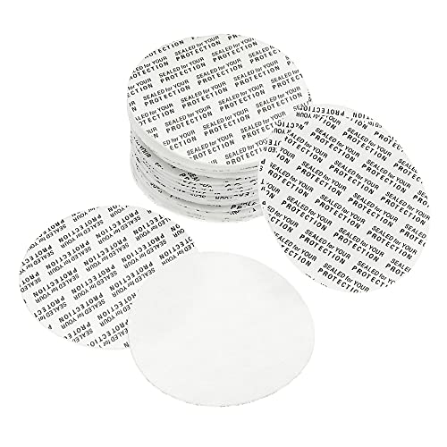 PATIKIL 53mm/2.09" 150Pack Schaumstoff Deckel PS Schaumfeste Manipulationssiegel für Flaschendeckeln Verschlüsse von PATIKIL