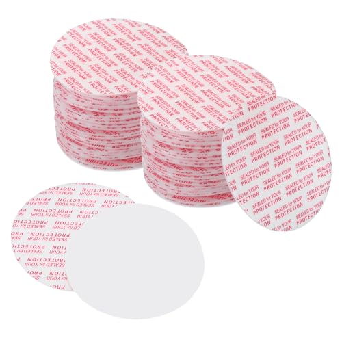 PATIKIL 53mm/2.1 Zoll Schaumstoff-Deckel-Dichtung, 100 Stück PS-Schaumstoff-Dichtungen, druckempfindliche Versiegelung für Flaschendeckel, weiß rot PATIKIL 53mm/2.1 Zoll Schaumstoff-Deckel-Dichtung, 100 Stück PS-Schaumstoff-Dichtungen, druckempfindliche Versiegelung für Flaschendeckel, weiß rot von PATIKIL