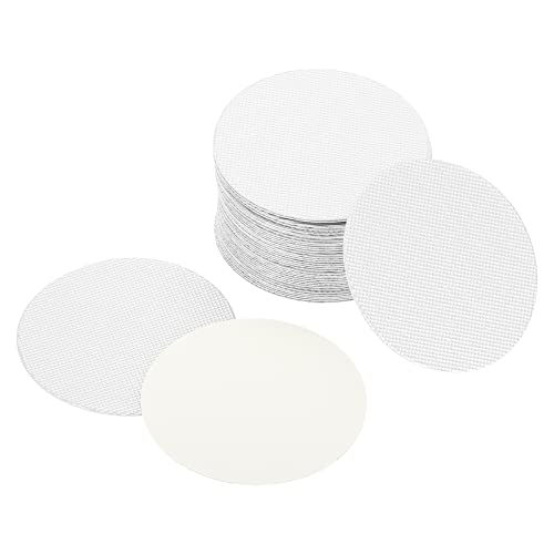 PATIKIL 55mm/2.15" 100Stk Aluminum Folie Kappe Liner Widerstandsfähig Manipulierte Induktion Versiegelung Siegelfolie für Glas Flasche Gefäß Deckel von PATIKIL