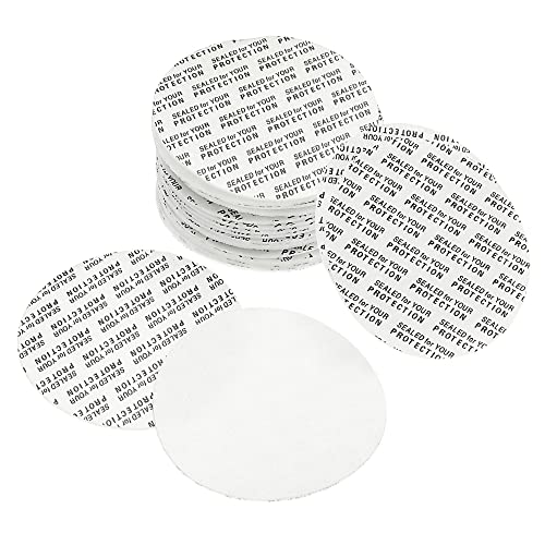 PATIKIL 58mm/2.28" 150Pack Schaumstoff Deckel PS Schaumfeste Manipulationssiegel für Flaschendeckeln Verschlüsse von PATIKIL