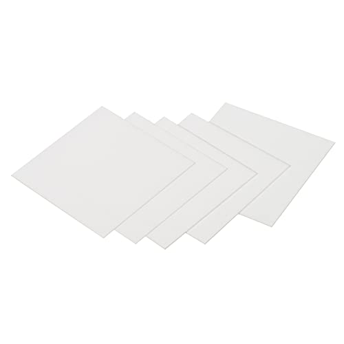 PATIKIL 5Stk Aluminiumoxid Keramik Blatt Viereckig Kühlkissen Isolierblatt Hohe Festigkeit für MOS Transistor 50x50x0.5mm(2x2x0.02") von PATIKIL