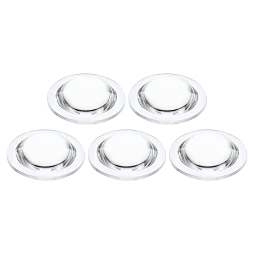 PATIKIL 5Stk Durchmesser 48mm Höhe 13.5mm Flach Konvex Linse Acryl LED Optik Konvex Kondensor Linse für LED Taschenlampe Fahrrad Kopf Lampe Durchsichtig von PATIKIL