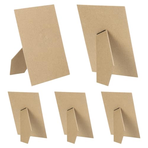 PATIKIL 5er-Pack Staffelei-Rückseite für Bilderrahmen, 4 x 6 Zoll Ersatz-Bilderrahmen-Staffelei-Rückseite DIY-Fototafel für Fotoframes Fliesen, Pappel PATIKIL 5er-Pack Staffelei-Rückseite für Bilderrahmen, 4 x 6 Zoll Ersatz-Bilderrahmen-Staffelei-Rückseite DIY-Fototafel für Fotoframes Fliesen, Pappel von PATIKIL