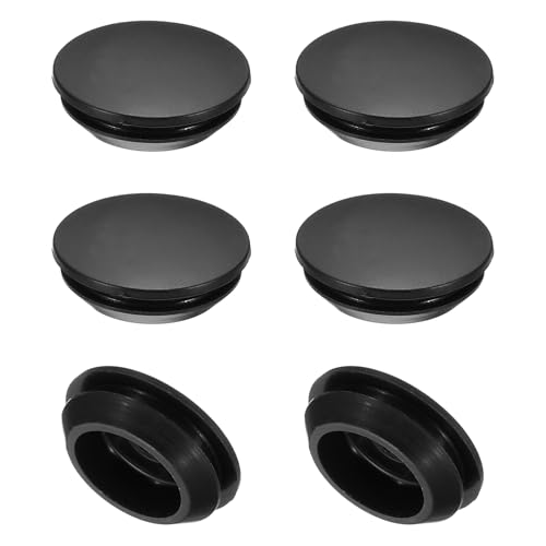 PATIKIL 6 Stück Silikonstopfen 22 mm Silikon Lochstopfen, Runden Gummistopfen, Montagedurchmesser für 20-22 mm abdeckkappen für bohrlöcher blindstopfen, verschlussstopfen, Schwarz PATIKIL 6 Stück Silikonstopfen 22 mm Silikon Lochstopfen, Runden Gummistopfen, Montagedurchmesser für 20-22 mm abdeckkappen für bohrlöcher blindstopfen, verschlussstopfen, Schwarz von PATIKIL
