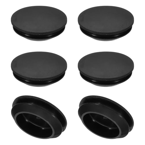 PATIKIL 6 Stück Silikonstopfen 27 mm Silikon Lochstopfen, Runden Gummistopfen, Montagedurchmesser für 25-27 mm abdeckkappen für bohrlöcher blindstopfen, verschlussstopfen, Schwarz PATIKIL 6 Stück Silikonstopfen 27 mm Silikon Lochstopfen, Runden Gummistopfen, Montagedurchmesser für 25-27 mm abdeckkappen für bohrlöcher blindstopfen, verschlussstopfen, Schwarz von PATIKIL