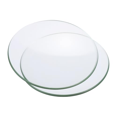PATIKIL 60mm Durchmesser Uhr Glas 15 Pack Becher Abdeckung Glatte Kanten Abgeschrägter Bogen für Labor Durchsichtig von PATIKIL