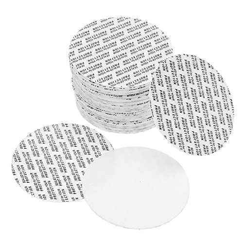 PATIKIL 63mm/2.48" 150Pack Schaumstoff Deckel PS Schaumfeste Manipulationssiegel für Flaschendeckeln Verschlüsse von PATIKIL