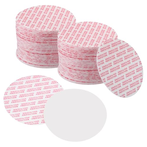 PATIKIL 65mm/2,5 Zoll Schaumstoff-Deckel-Dichtung, 100 Stück PS-Schaumstoff-Dichtung gegen Manipulation und Druckempfindlichkeit für Flaschendeckel-Dichtungen, weiß rot PATIKIL 65mm/2,5 Zoll Schaumstoff-Deckel-Dichtung, 100 Stück PS-Schaumstoff-Dichtung gegen Manipulation und Druckempfindlichkeit für Flaschendeckel-Dichtungen, weiß rot von PATIKIL