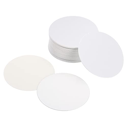 PATIKIL 67mm/2.64" Aluminium-Folie Cap Liner, 100 Pack resistent Tamper Induktion Heat Sealer Versiegelung Liner für PET-Kunststoff-Flasche Glas-Deckel von PATIKIL