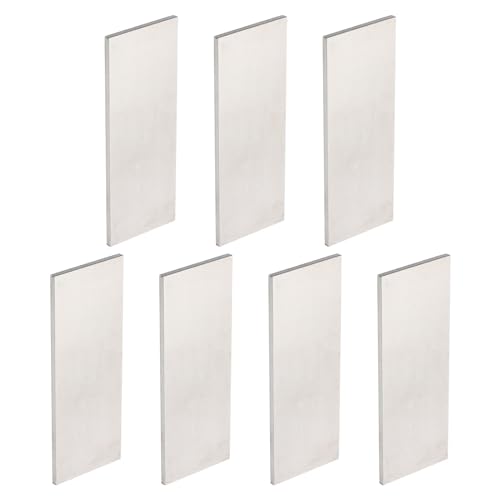 PATIKIL 7er Pack Federstahl 1095 für Messerherstellung, 4" x 1 1/2" x 1/8" Stahlblech für DIY Blankblech, professionelle und Hobbynutzung von PATIKIL