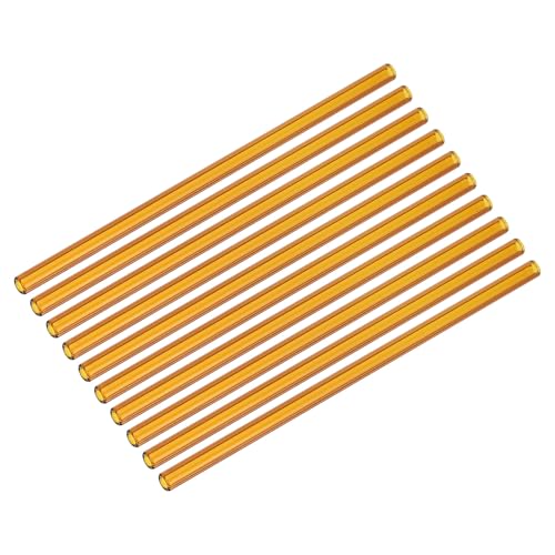 PATIKIL 8 Zoll Glasröhren, 10er Pack Borosilikat Langglasrohre Glasbläserrohre Industrieglasrohre für Glasfertigung DIY, Bernstein PATIKIL 8 Zoll Glasröhren, 10er Pack Borosilikat Langglasrohre Glasbläserrohre Industrieglasrohre für Glasfertigung DIY, Bernstein von PATIKIL