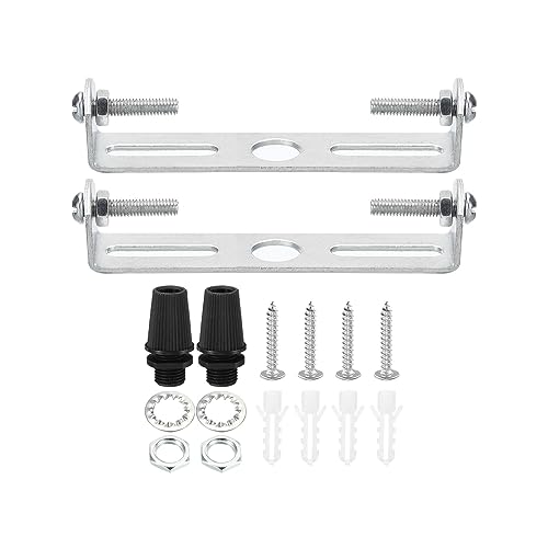 PATIKIL 80mm Lampenhalterung Decke Kit 2 Set Deckenhalterung Lampe Stahl Querleiste für Haus Büro Hängeleuchte Wand mit Schraube Unterlegscheibe Mutter PATIKIL 80mm Lampenhalterung Decke Kit 2 Set Deckenhalterung Lampe Stahl Querleiste für Haus Büro Hängeleuchte Wand mit Schraube Unterlegscheibe Mutter von PATIKIL