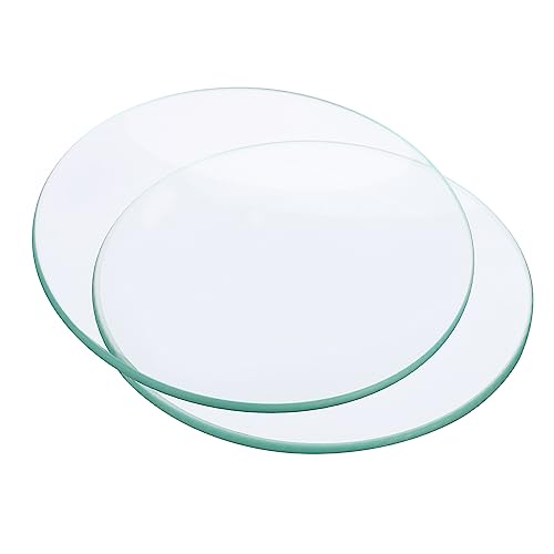 PATIKIL 80mm Durchmesser Uhr Glas 10 Pack Becher Abdeckung Glatte Kanten Abgeschrägter Bogen für Labor Durchsichtig von PATIKIL