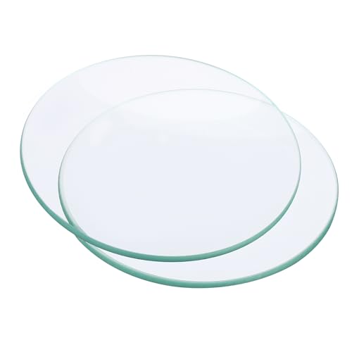 PATIKIL 80mm Durchmesser Uhr Glas 15 Pack Becher Abdeckung Glatte Kanten Abgeschrägter Bogen für Labor Durchsichtig von PATIKIL