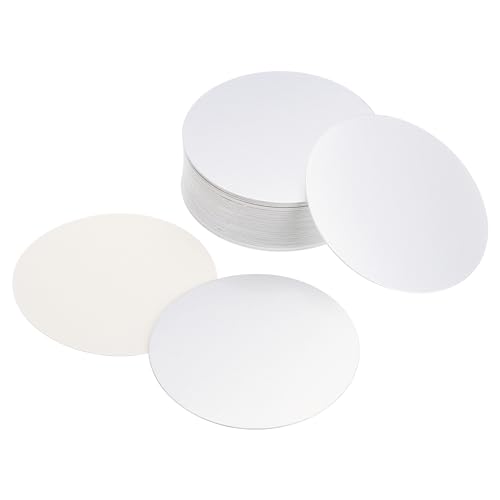 PATIKIL 83mm/3.27" Aluminium-Folie Cap Liner, 50 Pack resistent Tamper Induktion Heat Sealer Versiegelung Liner für PET-Kunststoff-Flasche Glas-Deckel von PATIKIL