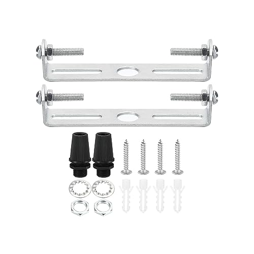 PATIKIL 85mm Lampenhalterung Decke Kit 2 Set Deckenhalterung Lampe Stahl Querleiste für Haus Büro Hängeleuchte Wand mit Schraube Unterlegscheibe Mutter PATIKIL 85mm Lampenhalterung Decke Kit 2 Set Deckenhalterung Lampe Stahl Querleiste für Haus Büro Hängeleuchte Wand mit Schraube Unterlegscheibe Mutter von PATIKIL