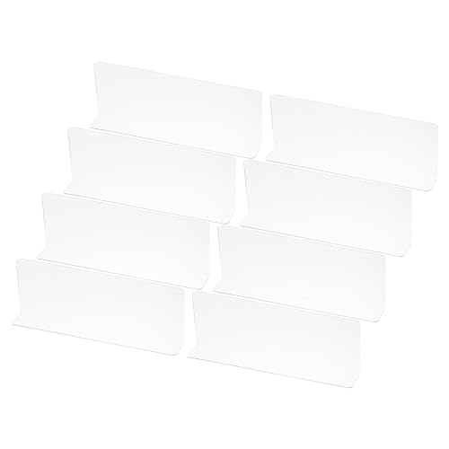PATIKIL 8er-Pack Regal-Trenner für die Schrankorganisation, 11,1x1,6x4 Acryl-Schranktrenner Küchenschrankregale Unter-Bett-Blocker für Schlafzimmer Küche Büro, Transparent PATIKIL 8er-Pack Regal-Trenner für die Schrankorganisation, 11,1x1,6x4 Acryl-Schranktrenner Küchenschrankregale Unter-Bett-Blocker für Schlafzimmer Küche Büro, Transparent von PATIKIL