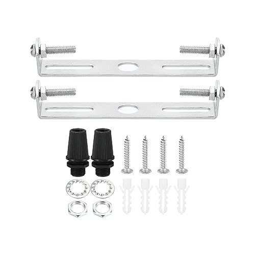 PATIKIL 90mm Lampenhalterung Decke Kit 2 Set Deckenhalterung Lampe Stahl Querleiste für Haus Büro Hängeleuchte Wand mit Schraube Unterlegscheibe Mutter PATIKIL 90mm Lampenhalterung Decke Kit 2 Set Deckenhalterung Lampe Stahl Querleiste für Haus Büro Hängeleuchte Wand mit Schraube Unterlegscheibe Mutter von PATIKIL