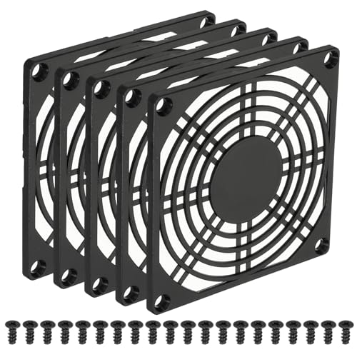 PATIKIL 92mm Computer-Lüfterfiltergitter mit Schrauben, 5er Packung ABS-Kunststoffrahmen Ventilator-Schutzgitter Mesh staubdichte Gehäuseabdeckung für Computer, Ventilator, Schwarz PATIKIL 92mm Computer-Lüfterfiltergitter mit Schrauben, 5er Packung ABS-Kunststoffrahmen Ventilator-Schutzgitter Mesh staubdichte Gehäuseabdeckung für Computer, Ventilator, Schwarz von PATIKIL