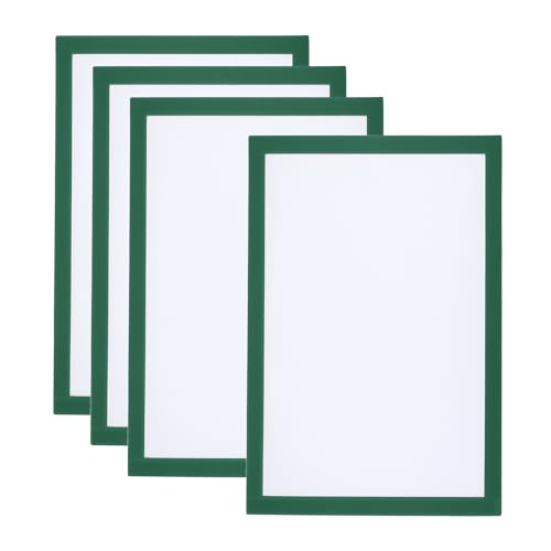 PATIKIL A4 Magnetischer Bilderrahmen, 4er Pack Magnetischer Bilderrahmen Selbstklebender Magnetischer Displayrahmen Wiederverwendbar Doppelseitig für Kühlschrank Kunstwerk, Grün PATIKIL A4 Magnetischer Bilderrahmen, 4er Pack Magnetischer Bilderrahmen Selbstklebender Magnetischer Displayrahmen Wiederverwendbar Doppelseitig für Kühlschrank Kunstwerk, Grün von PATIKIL