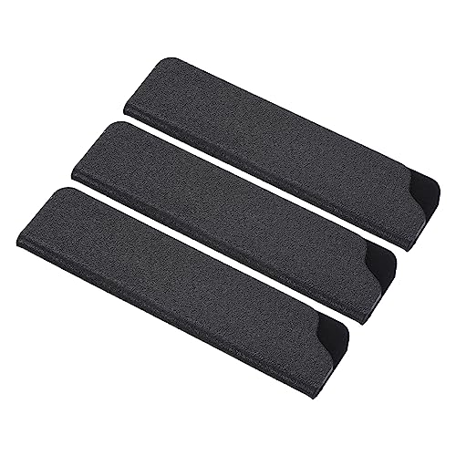 PATIKIL ABS Messer Schutzhüllen für 3.5" Gemüsemesser 3 Pack Messer Kantenschutz Klingenschutz Universal Messer Scheide für Haus Küche Schwarz von PATIKIL