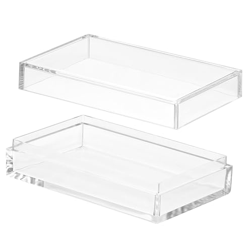 PATIKIL Acrylbox mit Deckel 10 x 6 x 3 cm, Transparente Acryl-Displayboxen Kunststoffquadratwürfelbehälter Aufbewahrungsorganisator für Süßigkeiten Winzigen Schmuck Kunstwerksanzeige von PATIKIL