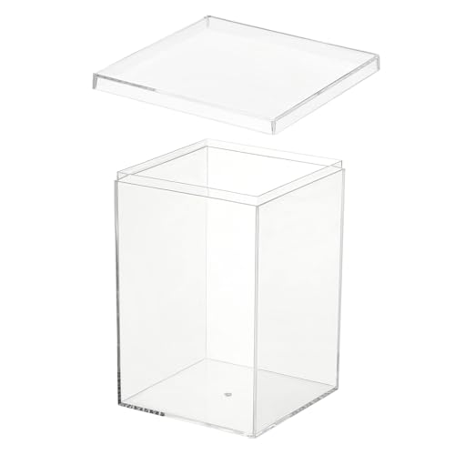 PATIKIL Acrylbox mit Deckel 15 x 10 x 10 cm, Transparente Acryl-Displayboxen Kunststoffquadratwürfelbehälter Aufbewahrungsorganisator für Süßigkeiten Winzigen Schmuck Kunstwerksanzeige PATIKIL Acrylbox mit Deckel 15 x 10 x 10 cm, Transparente Acryl-Displayboxen Kunststoffquadratwürfelbehälter Aufbewahrungsorganisator für Süßigkeiten Winzigen Schmuck Kunstwerksanzeige von PATIKIL