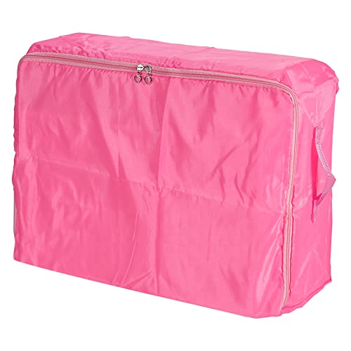 PATIKIL Aufbewahrungstasche Kleidersack Speicher 22.8'' Faltbar Schrank Organizer mit Tragegriffe für Bettwäsche Kleidung Rosa von PATIKIL