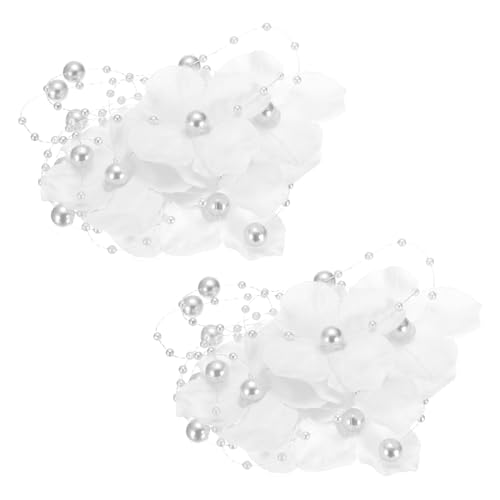 PATIKIL Blume Perle Perlenschnur Girlande 2Stk 4.3Ft Künstliche Perle Drath Girlande für Weihnachten Baum Party Basteln Heim Hochzeit Dekorativ Weiß PATIKIL Blume Perle Perlenschnur Girlande 2Stk 4.3Ft Künstliche Perle Drath Girlande für Weihnachten Baum Party Basteln Heim Hochzeit Dekorativ Weiß von PATIKIL