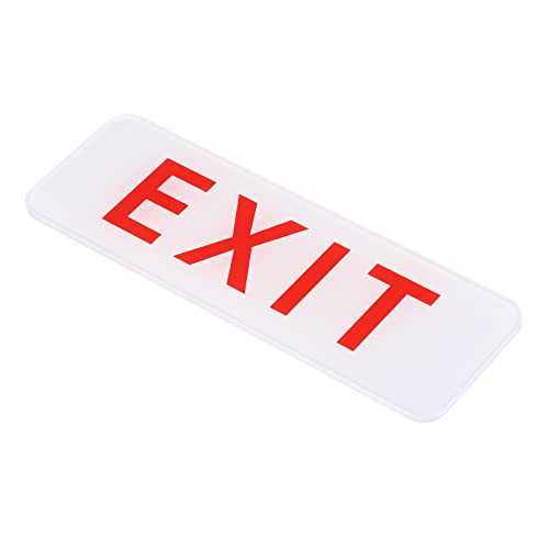 PATIKIL EXIT-Schild, Acrylic 9"x3" Self Adhesive Door Sticker Label Wall Mounting Sign for Office Business Hotel, Weiß von PATIKIL