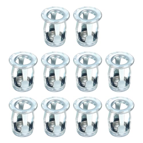 PATIKIL Erweiterungsschraube Petal Nuts M8, 10 Stück Jack Nut Karbonstahl Petal Shape Nietmutter Einsteckmuttern Befestigungselemente für Hohlwand Dünne Weichwand Eisenschale von PATIKIL