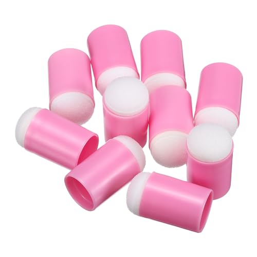 PATIKIL Finger-Schwamm-Applikatoren, 20er-Packung Finger-Malschwamm-Set für Kunsttinte, Basteln, Kartenherstellung, Kreide, Pink PATIKIL Finger-Schwamm-Applikatoren, 20er-Packung Finger-Malschwamm-Set für Kunsttinte, Basteln, Kartenherstellung, Kreide, Pink von PATIKIL
