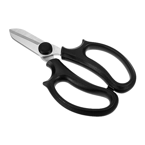 PATIKIL Gartenschere Blumenschere Blumen Schere Gartenschere Edelstahl Schere Klipper für Pflanzen Trimmen Schwarz von PATIKIL