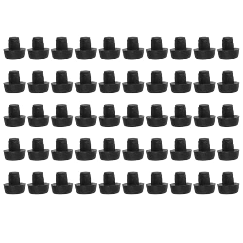 PATIKIL Glas Tischplatten Puffer, 50 Stück 6mm Gewindedurchmesser Weiche Stamm Schwarze Puffer Gummigriffe Anti-Rutsch-Pads Kleine Gummikügelchen für Glas Tisch Möbel Schrank PATIKIL Glas Tischplatten Puffer, 50 Stück 6mm Gewindedurchmesser Weiche Stamm Schwarze Puffer Gummigriffe Anti-Rutsch-Pads Kleine Gummikügelchen für Glas Tisch Möbel Schrank von PATIKIL