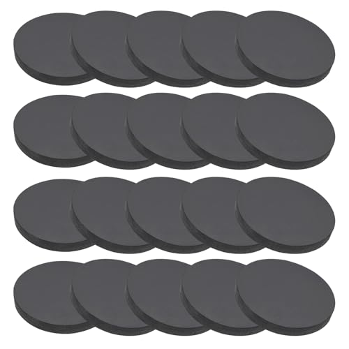 PATIKIL 20 Stück Gummi Unterlegscheiben,Durchmesser 45mm Hoch 6mm Gummidichtung Rund, Schalldämpfung Gummiringe Flachdichtung für KFZ-Bereich, Motorradmontage von PATIKIL
