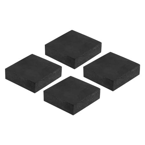 PATIKIL Gummischwingungsdämpfer, 4 Stück selbstklebende Schwingungsisolationsmatten 1,97"x1,97"x0,6" für HVAC Klimaanlage Luftkompressor Waschmaschine Trockner Schwarz PATIKIL Gummischwingungsdämpfer, 4 Stück selbstklebende Schwingungsisolationsmatten 1,97"x1,97"x0,6" für HVAC Klimaanlage Luftkompressor Waschmaschine Trockner Schwarz von PATIKIL