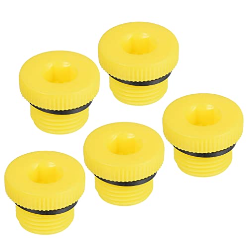PATIKIL Hydraulischer Gewindestopfen Lochstopfen Halten Stopfen G3/8 5 Pack PP Plastik Kunststoffstopfen Stecker Gewinde Sechskant Steckdose Dichtung Schraube Endkappe Gelb PATIKIL Hydraulischer Gewindestopfen Lochstopfen Halten Stopfen G3/8 5 Pack PP Plastik Kunststoffstopfen Stecker Gewinde Sechskant Steckdose Dichtung Schraube Endkappe Gelb von PATIKIL