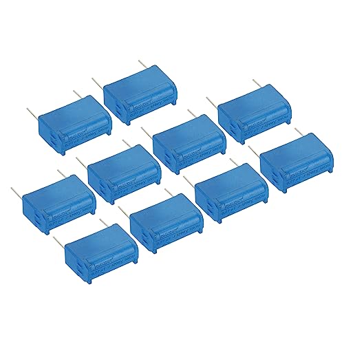 PATIKIL Induktionsherd Kondensator 10 Pack 0.27uF AC 1200V Vertikal Hohe Spannung Isolierwiderstand Kondensator für Induktionsherd Blau von PATIKIL