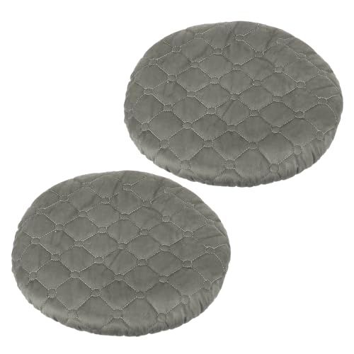 PATIKIL Kissenbezug Rund Hocker Bezug, 2 Stück Elastische Barhocker Sitz Ersatz Waschbar Stuhlkissen Rund Schonbezug Dehnbar Barstuhl Sitzbezug für 10-13 Zoll Stuhl Sitzkissen, Dunkelgrau PATIKIL Kissenbezug Rund Hocker Bezug, 2 Stück Elastische Barhocker Sitz Ersatz Waschbar Stuhlkissen Rund Schonbezug Dehnbar Barstuhl Sitzbezug für 10-13 Zoll Stuhl Sitzkissen, Dunkelgrau von PATIKIL