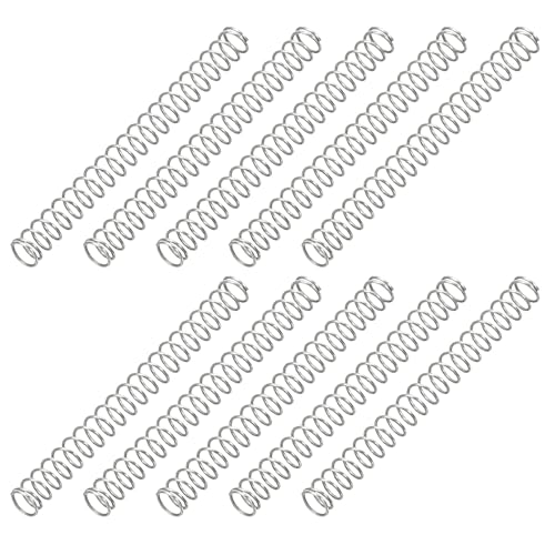 PATIKIL Kompressionfeder, 0,3 mm Drahtdurchmesser x 3 mm Außendurchmesser x 30 mm Länge, 10 Stück 304 Edelstahl Mechanische Verlängerung Kleine Federn Stiftfedern Sortiment Kit PATIKIL Kompressionfeder, 0,3 mm Drahtdurchmesser x 3 mm Außendurchmesser x 30 mm Länge, 10 Stück 304 Edelstahl Mechanische Verlängerung Kleine Federn Stiftfedern Sortiment Kit von PATIKIL