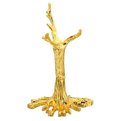 PATIKIL Kristall Kugel Stand Sphäre Anzeige Stand Fotografie Requisiten für 40 bis 60mm Kristallbälle Verzierung Rack Halter Metall Basis Baum Form Golden von PATIKIL