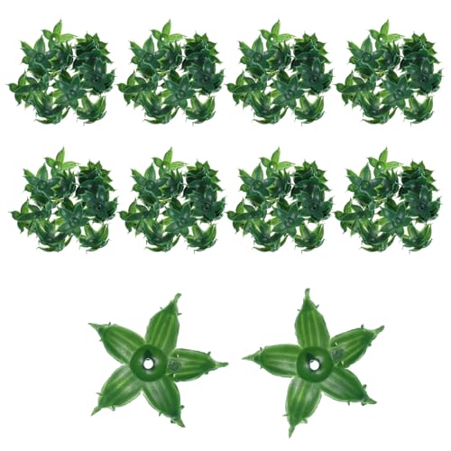 PATIKIL Künstliche Blumenkelche, 200er-Packung Fake Leaves Sepals Petal Greenery Leaves Bulk für DIY Hochzeitssträuße Girlanden Tischdekorationen, Grün von PATIKIL