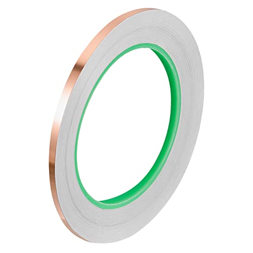 PATIKIL Kupferband 0.2"x21 Yards 0.1 Dicke Kupferfolie Band Doppelseitig Leitfähiger Kleber EMI Abschirmung für Elektronische Schaltungen Erdung von PATIKIL