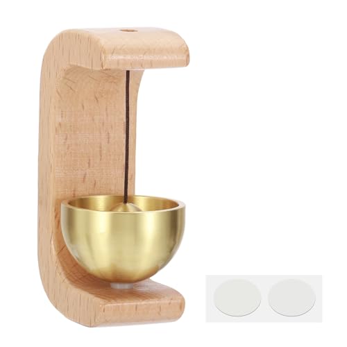 PATIKIL Ladenklingel, Holztürklingel Hängende Magnetische Türklingel Glöckchen Metalltürklingel mit Selbstklebendem für Türöffnung Geschäft, BGE, C-Form PATIKIL Ladenklingel, Holztürklingel Hängende Magnetische Türklingel Glöckchen Metalltürklingel mit Selbstklebendem für Türöffnung Geschäft, BGE, C-Form von PATIKIL