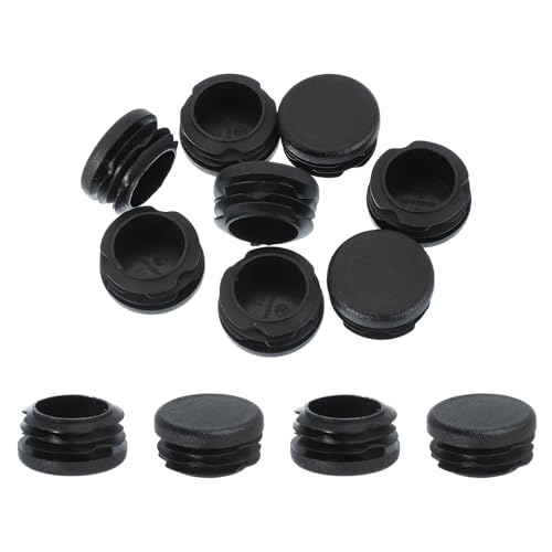 PATIKIL Lamellenstopfen Rund 32mm, 10 Stück Runde Endkappen aus PE Kunststoff Rohrstopfen für Rundrohrstuhlbein Tisch Bücherregale Terrassenmöbel, Schwarz PATIKIL Lamellenstopfen Rund 32mm, 10 Stück Runde Endkappen aus PE Kunststoff Rohrstopfen für Rundrohrstuhlbein Tisch Bücherregale Terrassenmöbel, Schwarz von PATIKIL