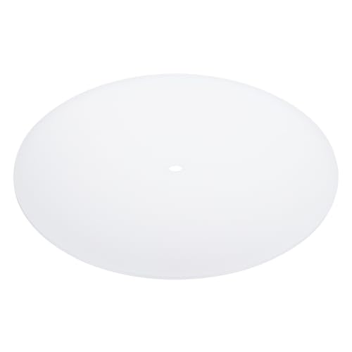 PATIKIL Lampenschirm Diffusor 11.5" Durchmesser mit 3/8" Mitte Loch Rund Diffusor für Trommel Lampenschirme Hängeleuchte Passt 12-14" Öffnungen Frostig Weiß von PATIKIL