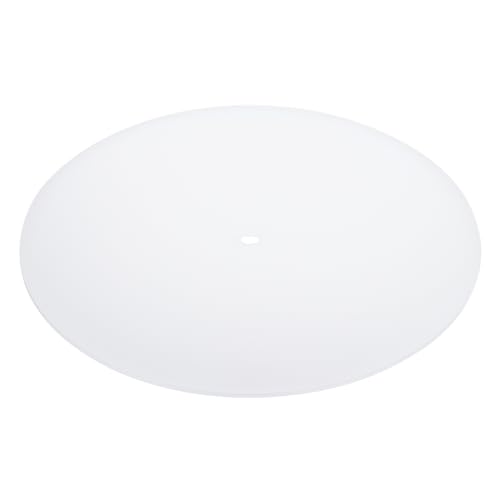 PATIKIL Lampenschirm Diffusor 15.5" Durchmesser mit 3/8" Mitte Loch Runder Diffusor für Trommel Lampenschirme Hängeleuchten Passt 16-18" Öffnungen Gefrostet Weiß von PATIKIL